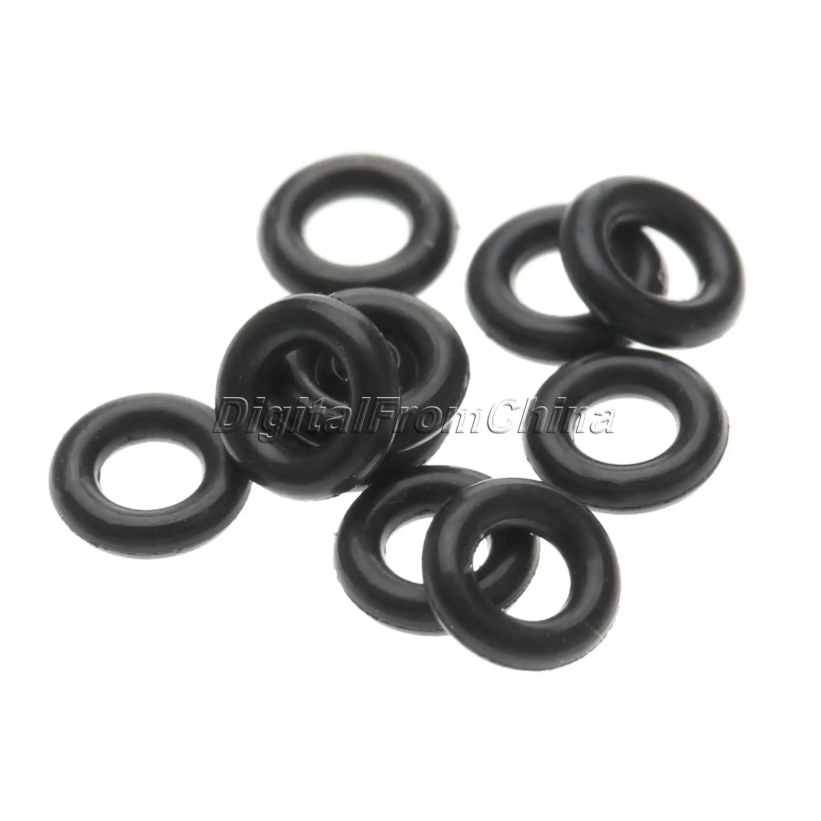 100Pcs/Set Hunting Rubber O Ring Black Gasket Grip Washer Grommets Stems/Flights Darts Arrow Tips Broadhead Replace Accessories 47mm inner diameter silicone rubber washer o ring gasket for solar vacuum tubes