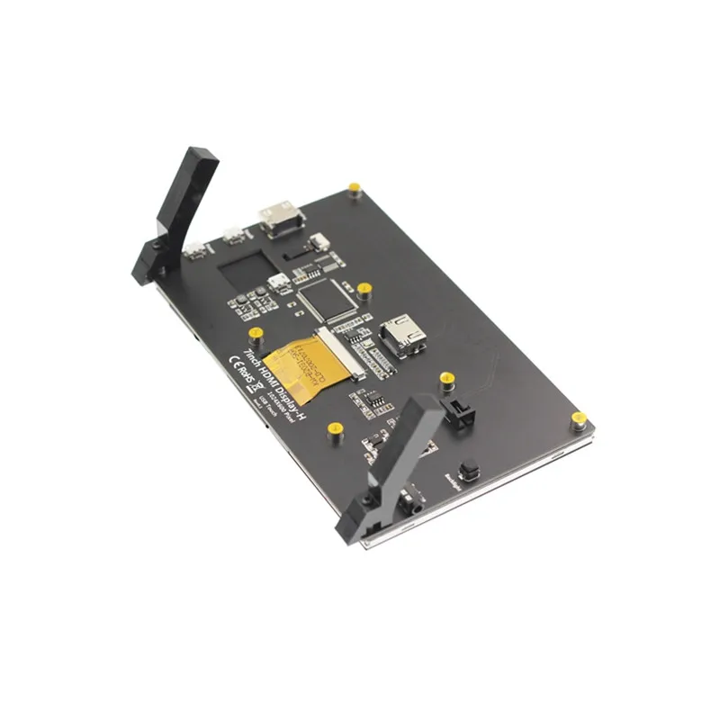 라즈베리 파이 3B+/4B 1024X600 HD IPS 용량성 터치 스크린 터치 모니터용 7인치 HDMI 디스플레이-H