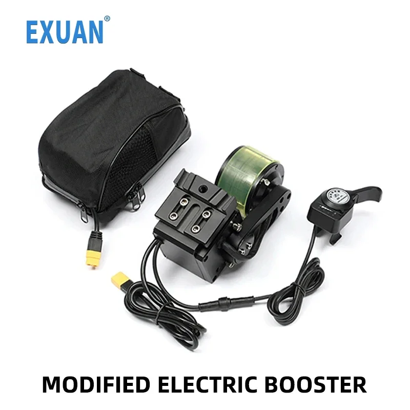 

Power Booster Bike Rear Wheel Drive to Electric Kit Mountain Bike Electric Accessories 48V Battery Mid Motor pure electric