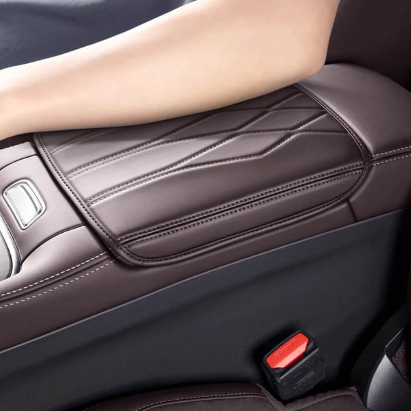GEELY Xingyue L 2026 가죽 팔걸이 보호 커버 긁힘 방지 커버 자동차 스타일링 수정 액세서리