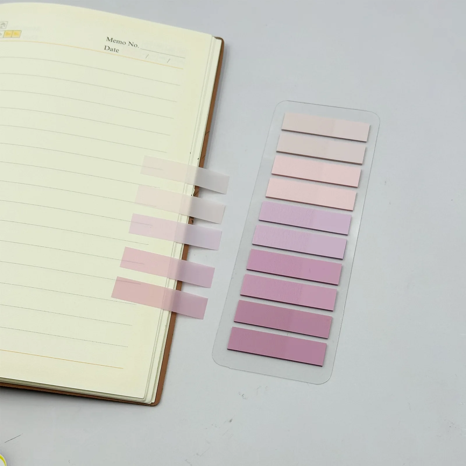 200 Stück farbige Aufkleber, transparent, fluoreszierend, Index-Tabs, Flaggen, Haftnotizen, Schreibwaren, Kinder, Geschenke, Schule, Bürobedarf – Detail 9