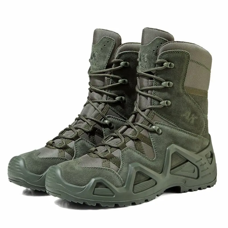 

Ultralight Men's Desert Tactical Shoes Outdoor Hiking Waterproof Breathable Hunting Boots Army Training Combat Military Boots