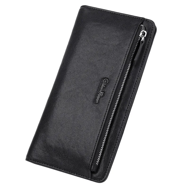 2022 Mens Wallet Business Card Credit Card Holder Purse Real Cowhide Casual  High capacity Card Black Classic Wallet Bifolds