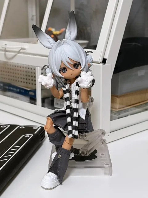 Come4free 1/12 Bjd Blind Box Bonnie Meteorological Star Language Series Kawaii Rabbit Bjd Decora  Articulated Action Figure Toys 5