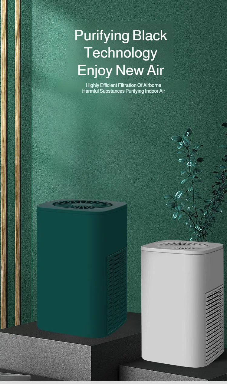 Mini HEPA Air Purifier - Powerful Desktop Indoor Air Cleaner