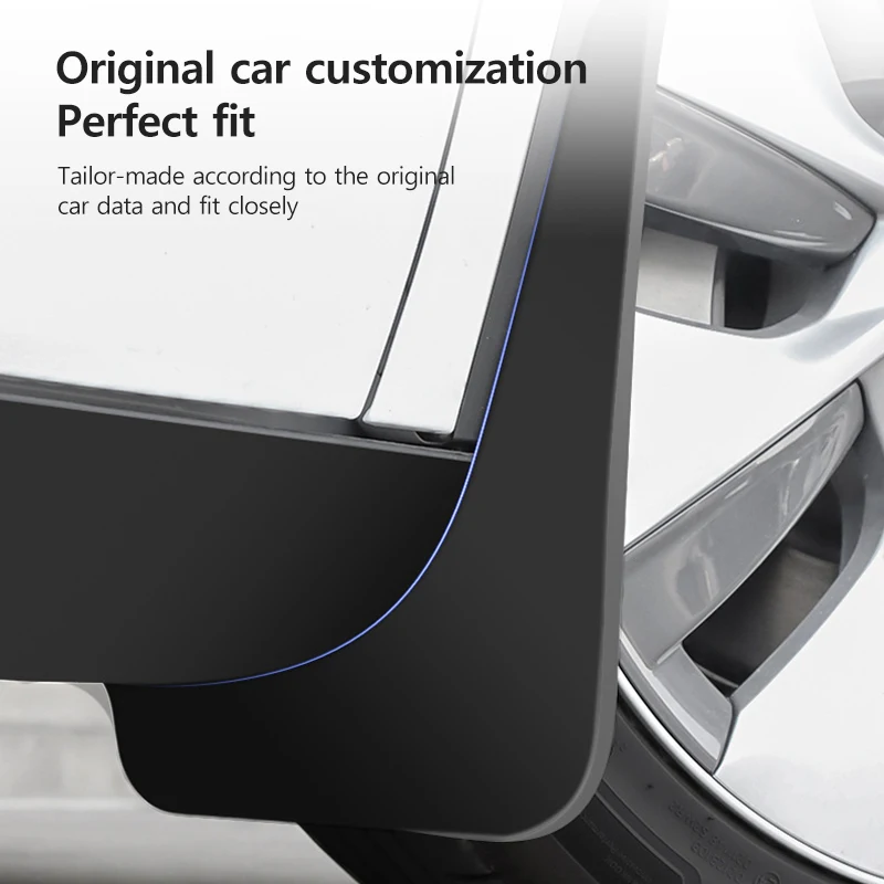 Tesla Fender Mud Flaps Mud Guards for Model Y to Model 3 to Highland car mud flaps
