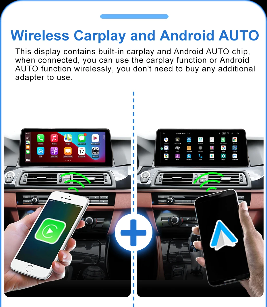 12,5 "Linux Bildschirm Drahtlose CarPlay Auto Radio Android Auto Stereo Für BMW 5er F10/F11 2011-2016 Bluetooth Multimedia Player – Detail 8