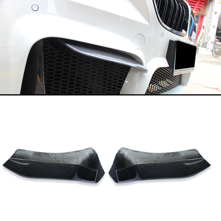

Carbon Fiber M4 Style Facelift Upper Splitter Front car Bumpers Splitter For 5 Series F10 F18 2011-2017