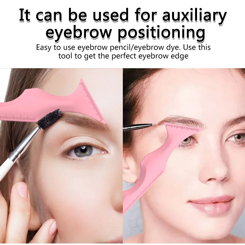 Marscara Drawing Lipstick Silicone Eye Arrow Drawing Stencil Multifunctional Resusable Applicator Makeup Tool for Beginners makeup tools eye makeup tools