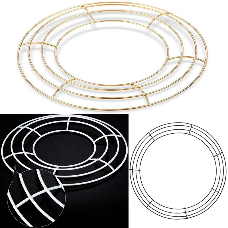 4 Pack Wire Wreath Frame 16 Inches Metal Wreath Frame Wreath Form Wr