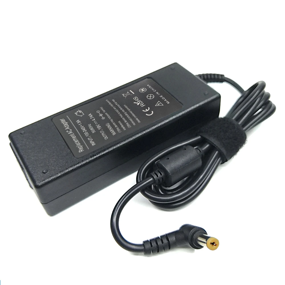 High-Performance 90W Laptop Power Adapter Charger - 19V 4.74A, 5.5x1.7mm Plug