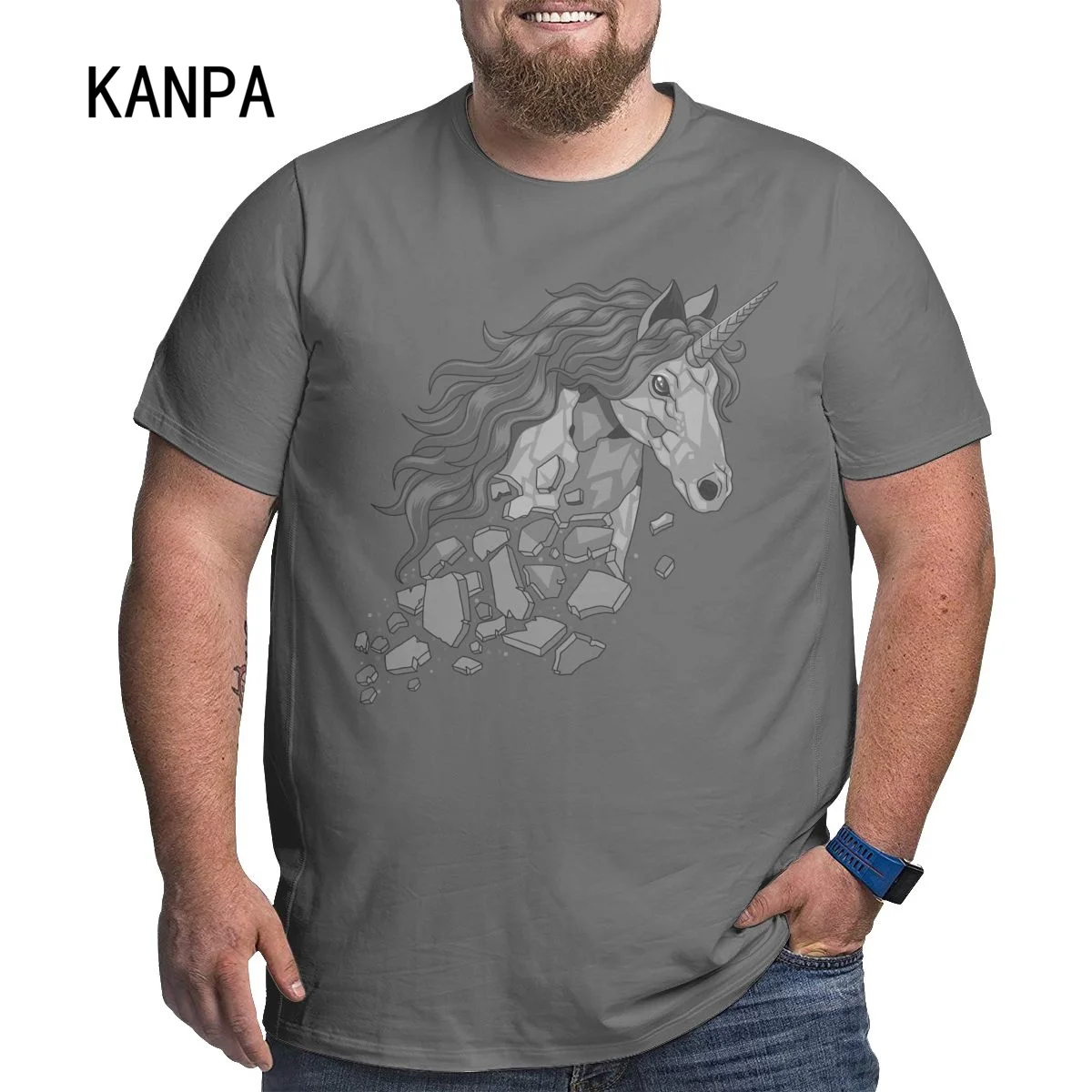 Adopt Me Unicorn Newest Fashion Design Print Cotton T Shirt 6xl Big Size Funneh Cake Gamer Gaming Bloxburg Gray 4xl 3xl |