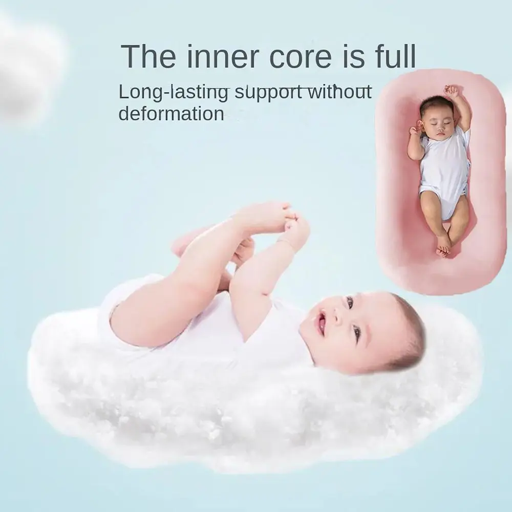 

Cotton Baby Snuggle Lounger 360° Surrounds Pink Green Blue Lounger Nest Sleeper 0-18 Months Removable Inner Liner Lounger Pillow