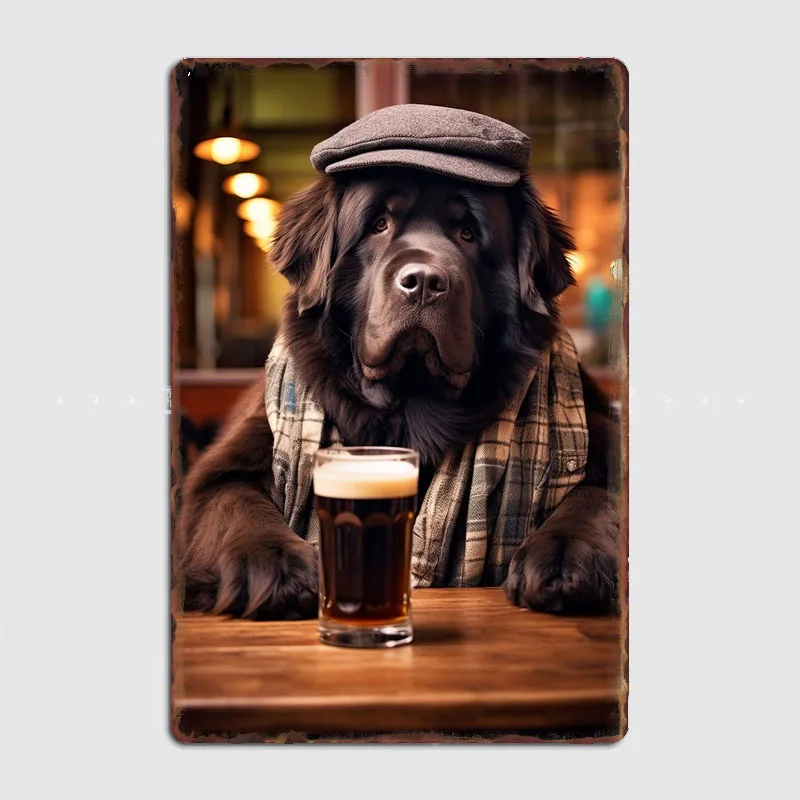 새로운foundland in the Pub 빈티지 레트로 포스터 금속 사인 차고 클..