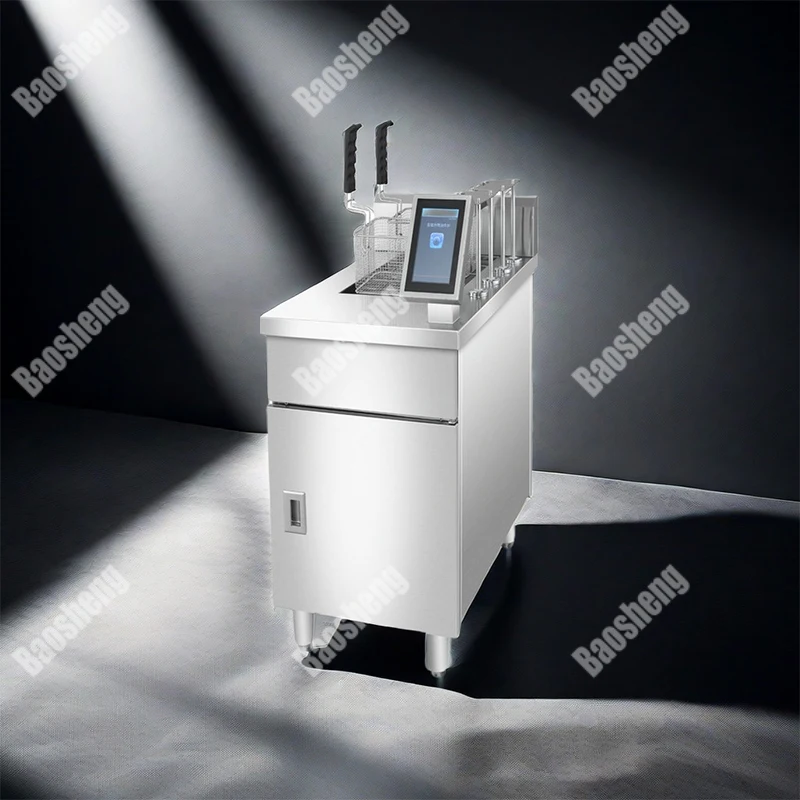 2-Tank 2-Basket Electric Fryer Industrial Deep Fryer Chicken Machine