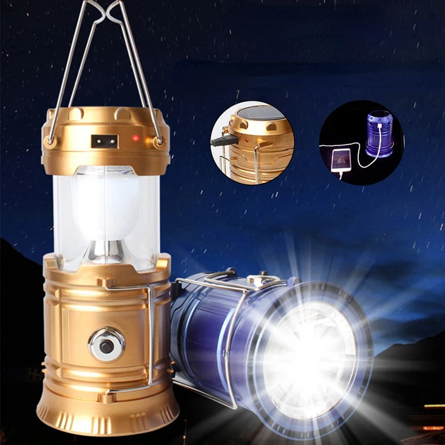 Led Telescopic Camping Lantern  Rechargeable Camping Lanterns - Cob/led  Camping - Aliexpress