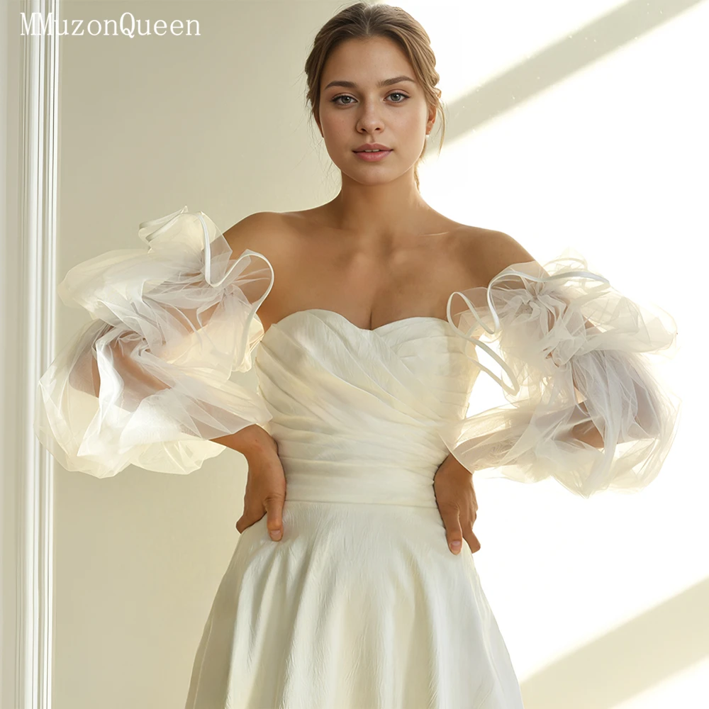 MMQ Women's Cuff Bridal Wedding Accessories Cover Arms Breathable Mesh Dress Matching fingerless gants femmes MM37