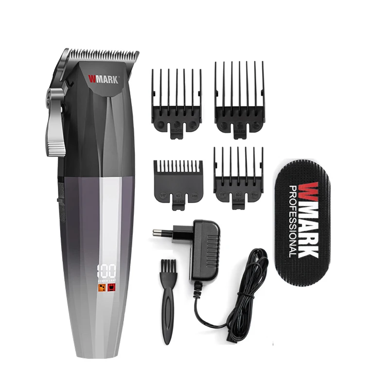 Hair Trimmer Hair Clipper WMARK NG-222 Professional Rechargeable Hair Clipper Hair Cutting Machine LCD Display Clippers Trimmer