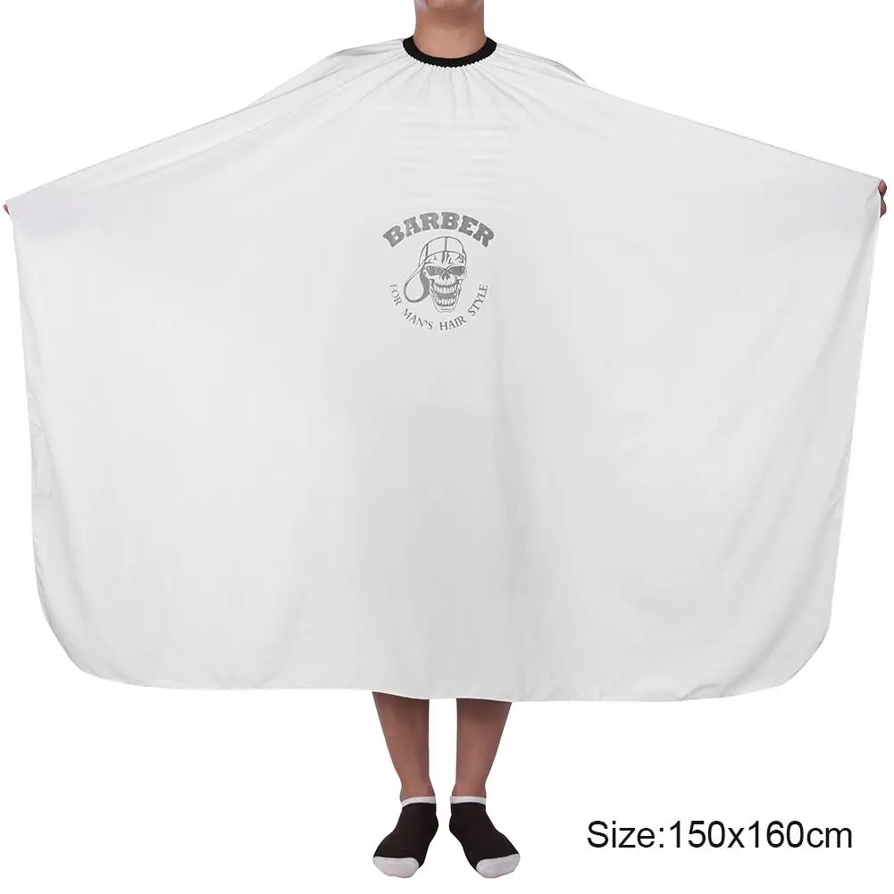 New Hair Cutting Cape Pro Salon Hairdressing Hairdresser Cloth Gown Barber White Waterproof Hairdresser Apron Haircut capes 2