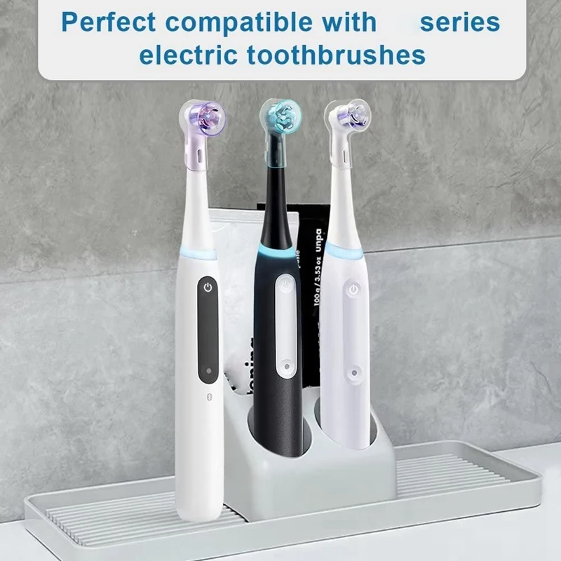 6 Pack Toothbrush Heads Dustproof Cover Compatible For Oral B Fits For Oral-B IO Series Convenient Travel Multicolor