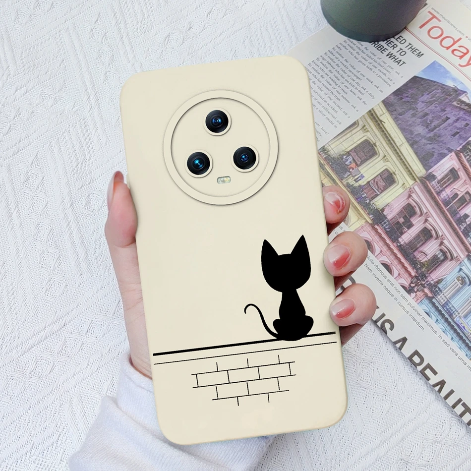Premium Phone Case with Enhanced Camera Protection - Soft Liquid Silicone Bumper Cover for Huawei Honor Magic Series