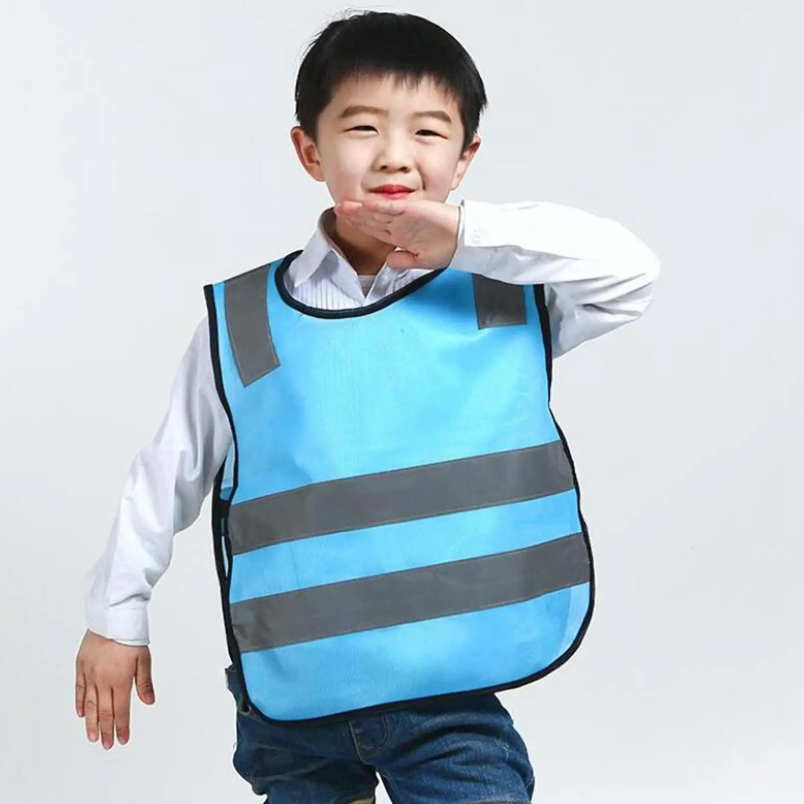 1pc Child Reflective Vest Students Traffic Work Hygiene Clothing reflective safety vest