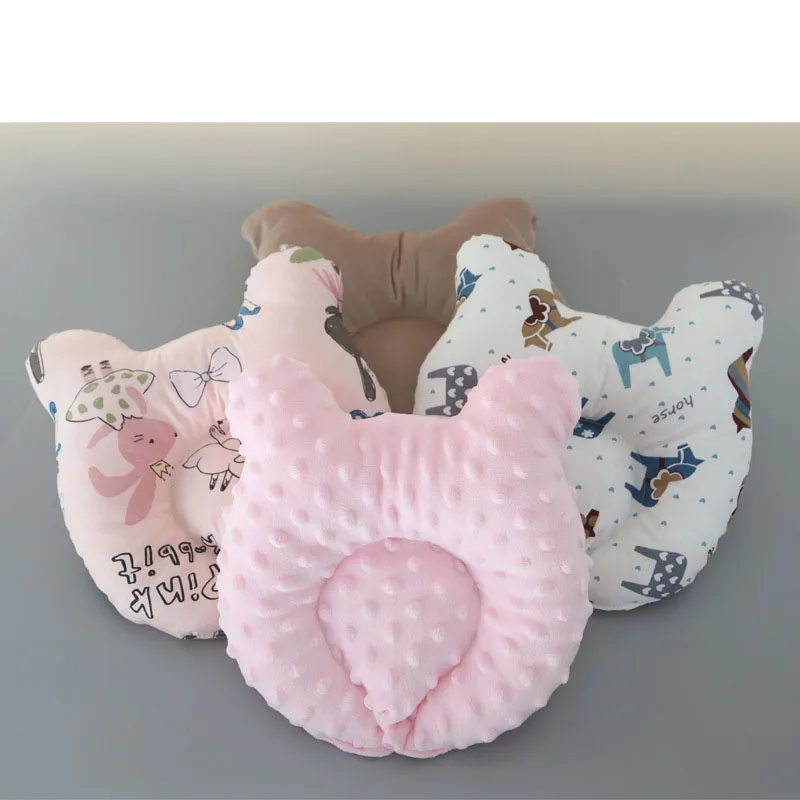 U-Shaped Newborn Baby Cotton Head Shaping Pillow