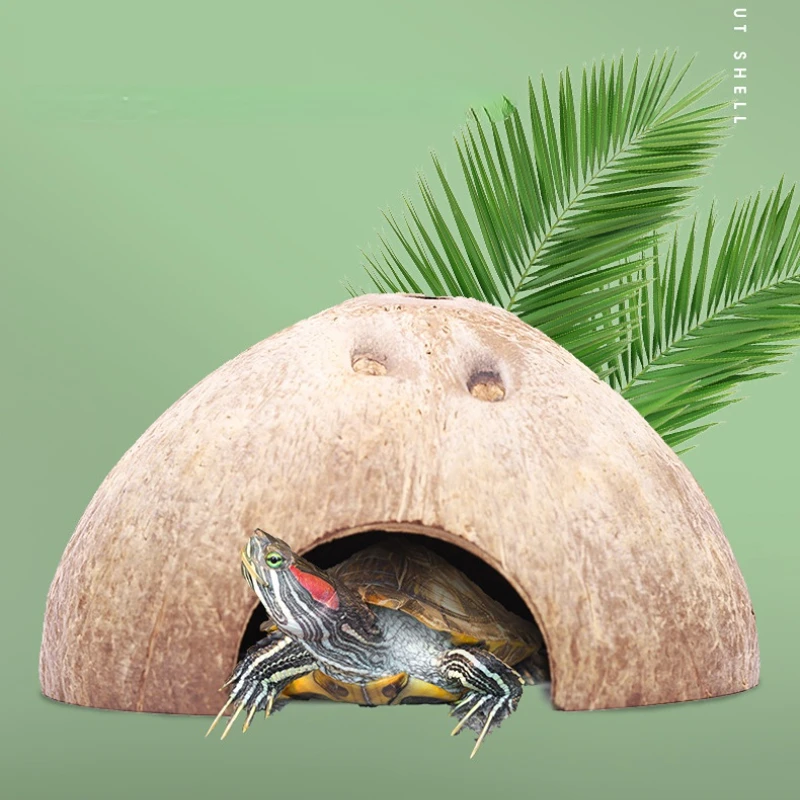 Coconut Reptile Hiding Cave 3