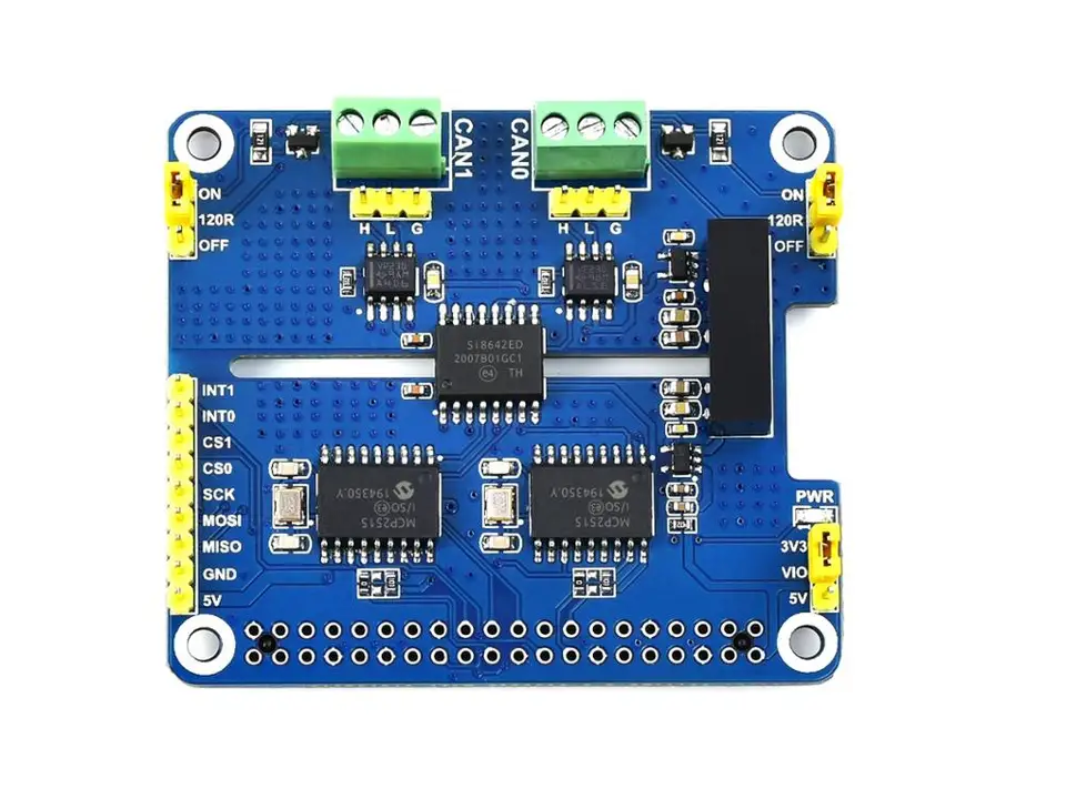 Waveshare 2-Channel Isolated CAN Expansion HAT for Raspberry Pi