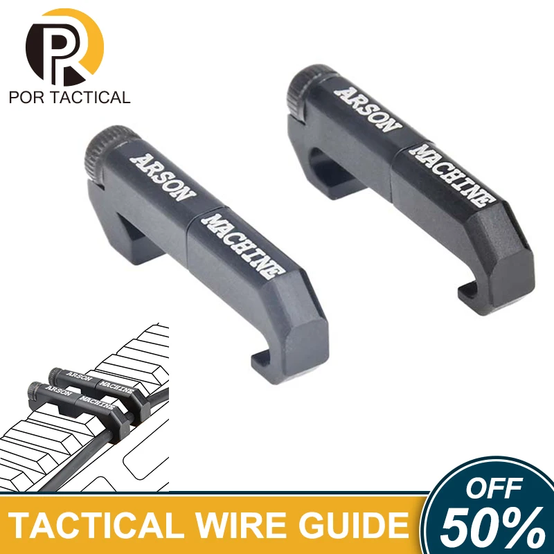 2pcsSetWDASNTacticalPicatinnyRailCoverAirsoftWireGuideSystem