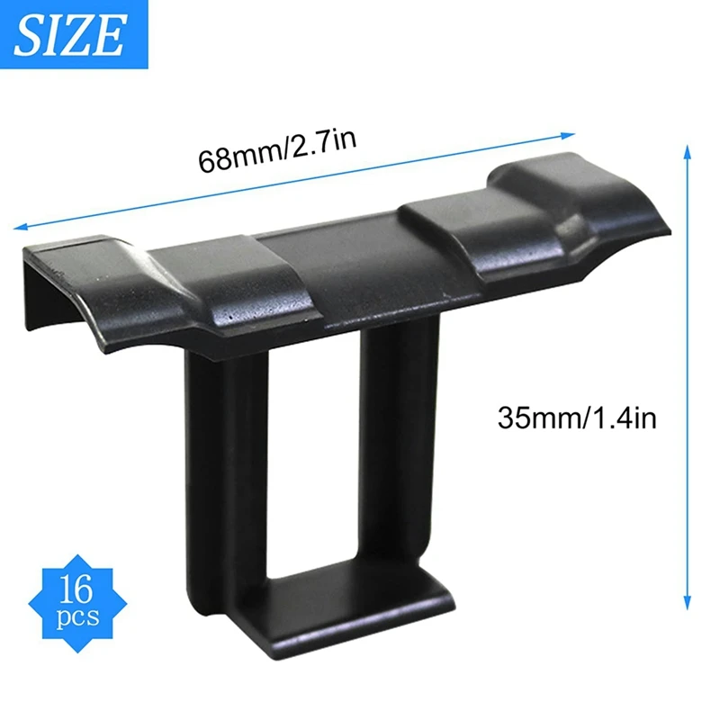 LJL-32Pc 35mm Solar panel Wasser abfluss clips, PV-Module Clips für Wasser abfluss Photovoltaik Panel Wasser ablass clips