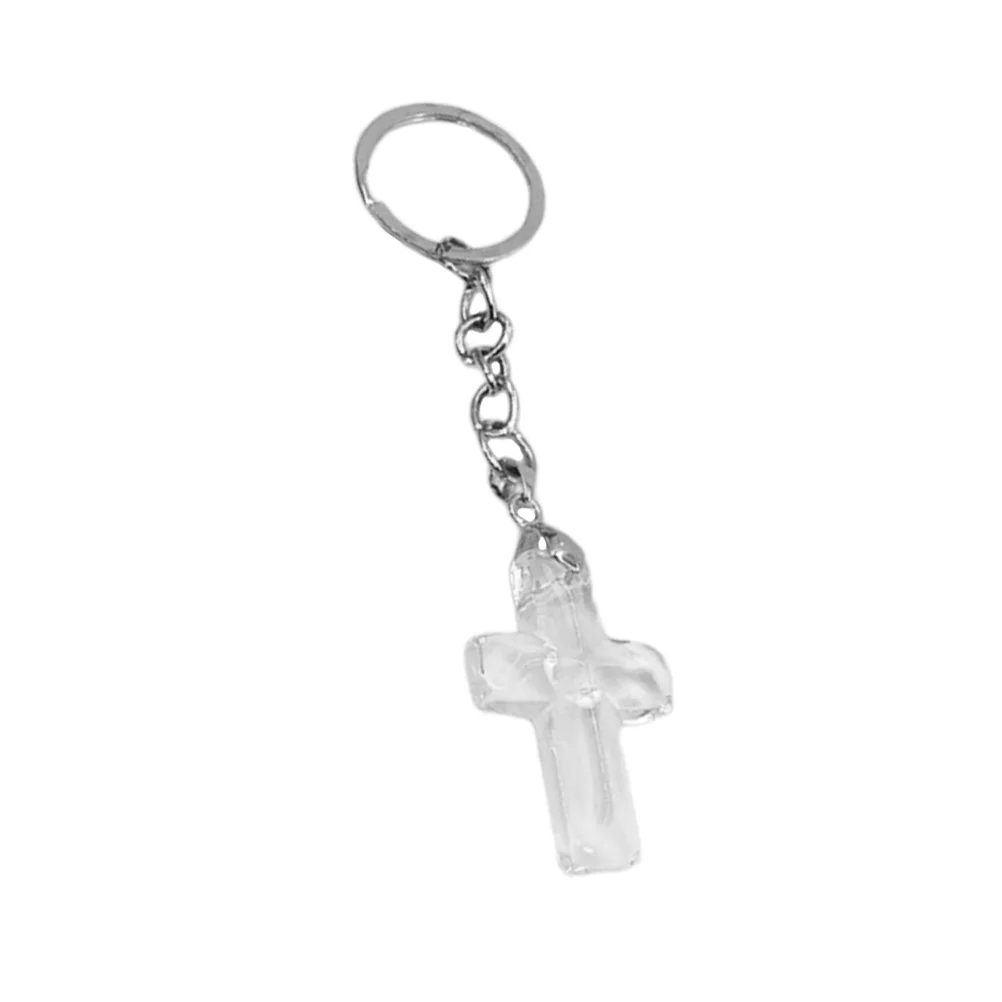 

Crystal Cross Key Ring Key Ornament Christian Gift Delicate Key Accessory