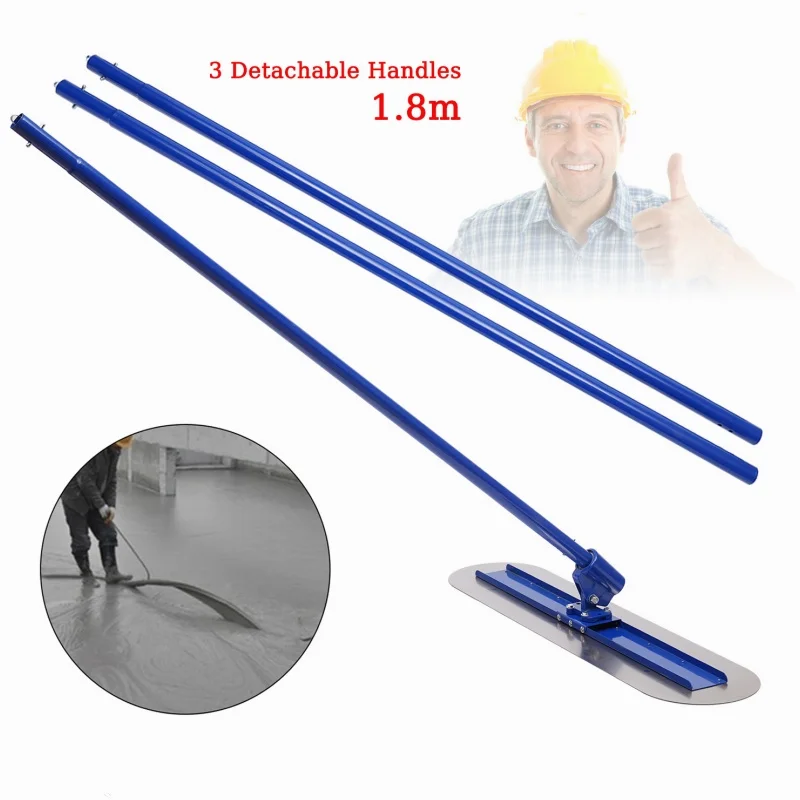Concrete Finishing Trowel Bull Float Concrete Kit Cement Surface Smooth Finish