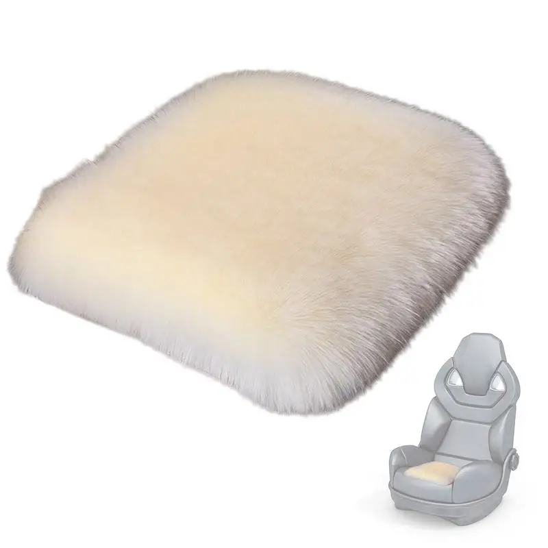 

Plush Car Cushion All Season Breathable Car Seat Cover Washable Chair Cushion Universal Car Seat Cushion auto interior parts