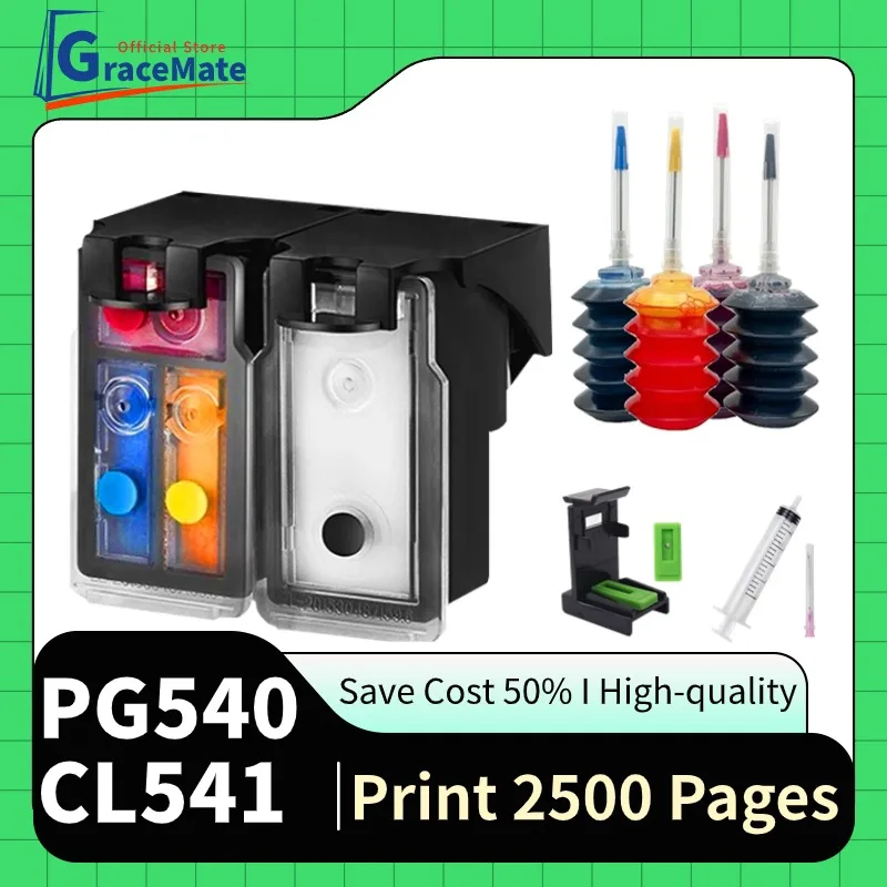 Pg540 Cl541 Cartuccia Inchiostro Sublimacion Pg540 Cl541 Compatibile Per Canon Pixma Mg2100 Mg2140 Mg2150 Mg2200 Mg2250 Mg2250S Mx434