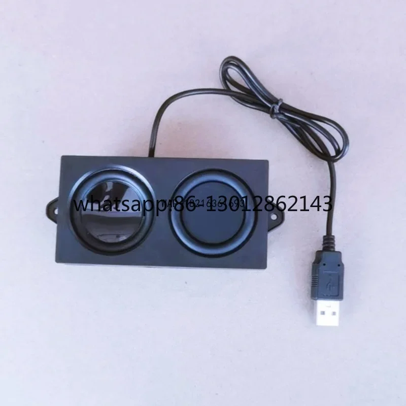 산업용 컴퓨터 오디오 액티브 스피커 풀 레인지 내장 스피커 우퍼 사운드 카드 USB5 와트 앰프