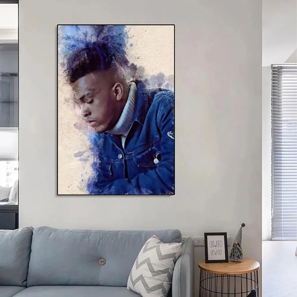 Vintage Posters Hip Hop Z-XXXTentacion Poster No Framed Poster Kraft Club Bar Paper Vintage Wall Art Painting Bedroom Study Stickers Poster Prints