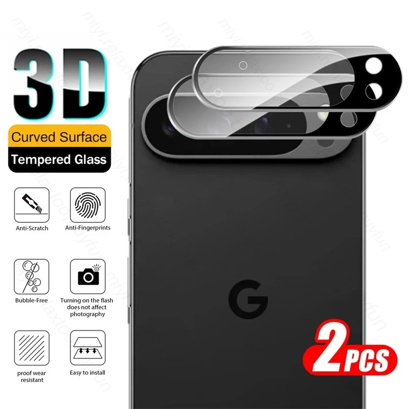 Premium 3D Curved Tempered Glass Camera Protector for Google Pixel - 1 to 3 Pieces