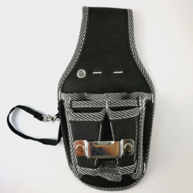 Waist Bag Storage Bag Tool Holders Insert Sheath Repair Electrician Simple Pocket Waist Hanging Tool Bag Portable Drill Holder Holst Pouch