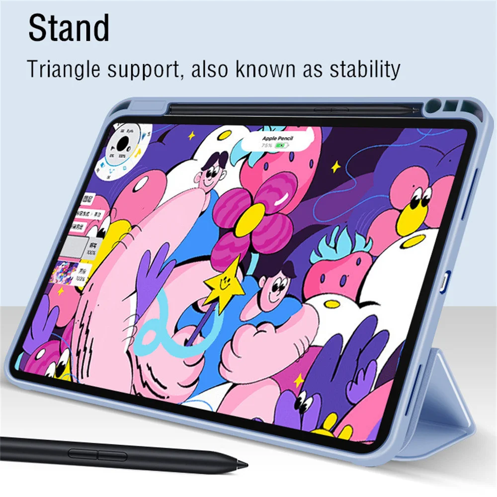 For Xiaomi Tablet Accessories Protector Mi Pad 5 6 5Pro 6Pro Case with Pencil Holder Auto Wake Up Cover for MiPad 6 5 Pro Funda