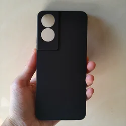 Sleek Black Matte Silicone Shockproof TPU Case for TCL 505 (Black)