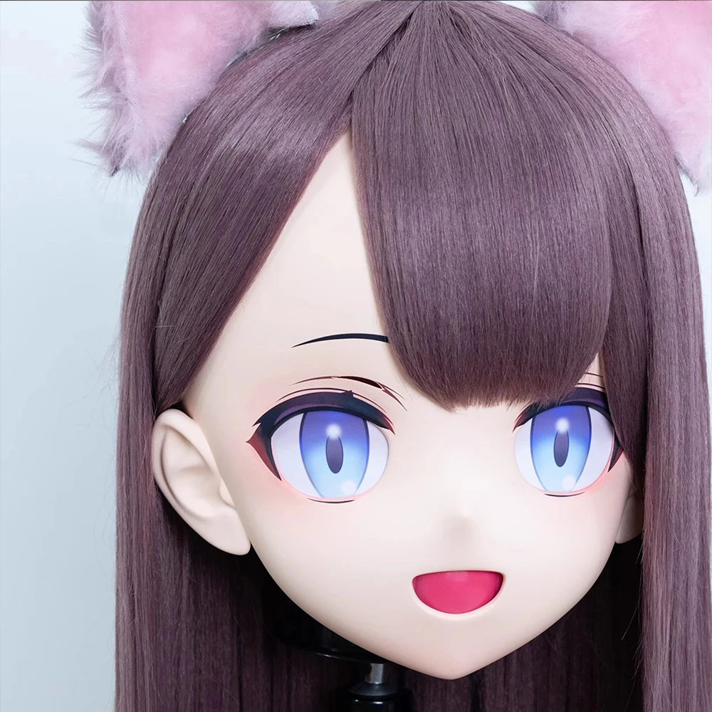 Tomorrow's Ark PEPE Customize Full Crossdress Doll Female/Girl Cartoon Character Kig Cosplay Kigurumi Mask