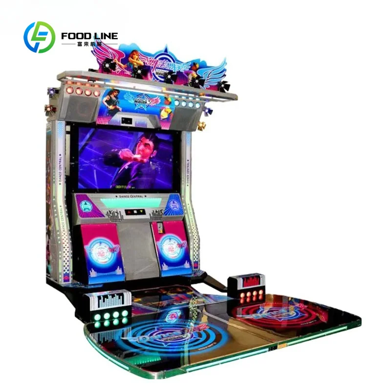Customized Games Dance Machine Coin Operated Dancing Arcade Game Consoles Indoor Entertainment Equipment Shopping Malls Party