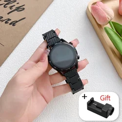 Carbon Fiber Watch Strap - Premium Quality Band for 20mm watch band (3 Black)