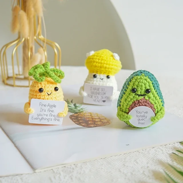 Knitted Ornament Hand-woven Fruit Pendents Positive Energy Potato Crochet  Ornament Creative Crafts Gift Room Decor Birthday Gift - AliExpress