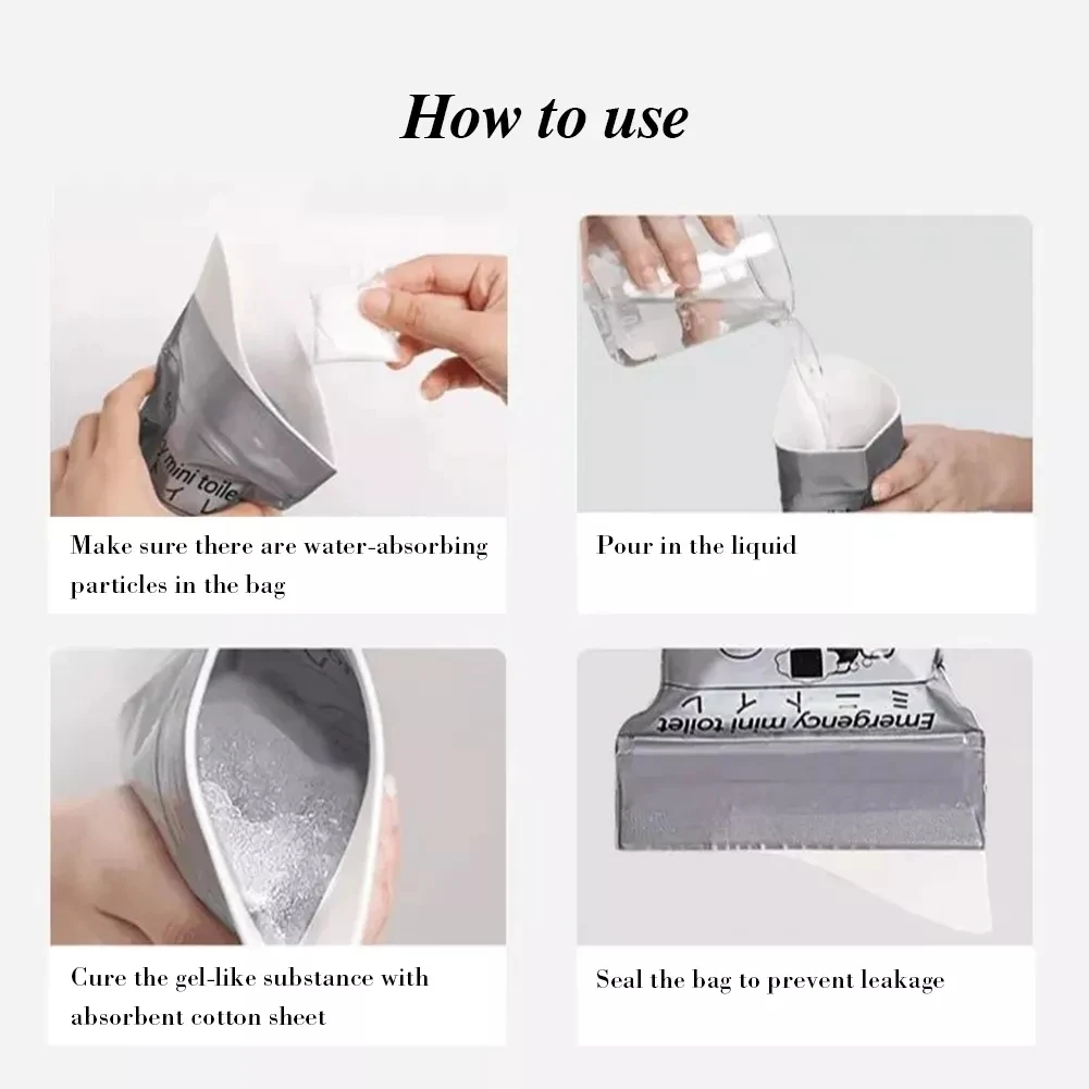 Disposable Vomit Bag Urine Bag Disposable Urine Bag Disposable Toilet Bag Baby Travel Urinal 4/5PCS Outdoor Emergency 700ml