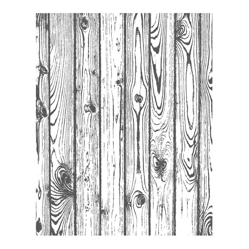 Wood Grain Silicone Clear Seal Stamp DIY Scrapbooking Emboss Photo Album Decor