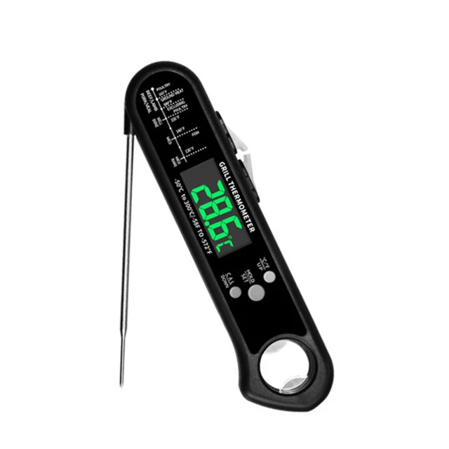 Digitális Húshőmérő, Vízálló Instant Olvasóhőmérő Főzéshez És Grillezéshez A Konyhai Eszközökhöz - Image 2