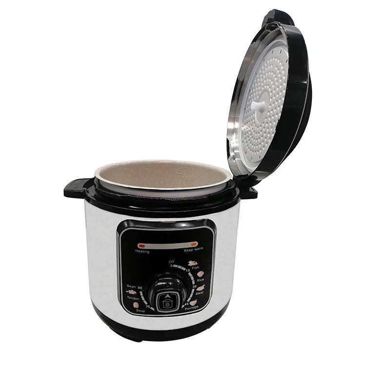 Stainless Steel Household Electric Pressure Cooker 6 Liter Mechanical Multi Cooker