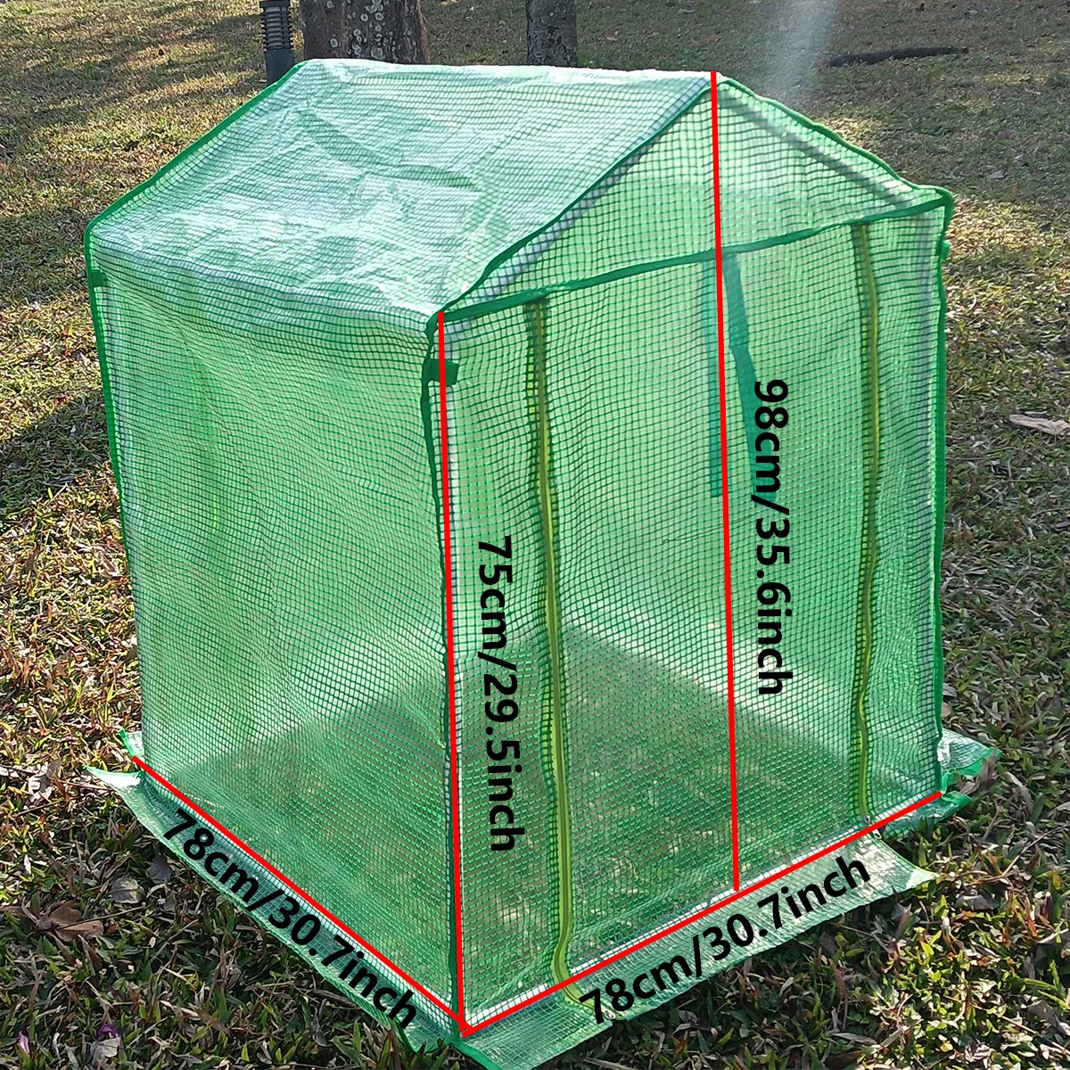 Portable greenhouse rain shelter suitable for indoor and outdoor use in courtyards-easy to install PVC transparent cover that